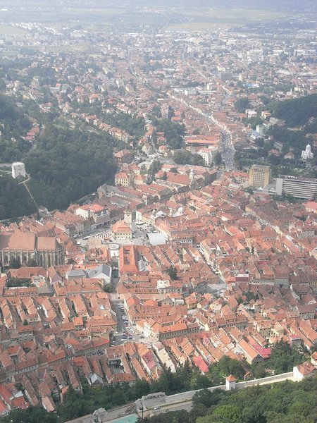 Brasov from Mt Tampa