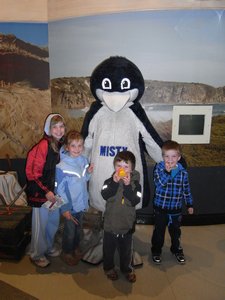 With the not so Little Penguin!