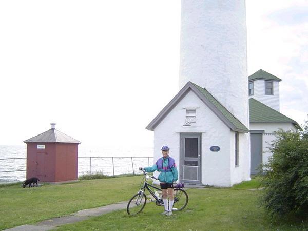 Joan at Cape St. Vincent Lighthouse