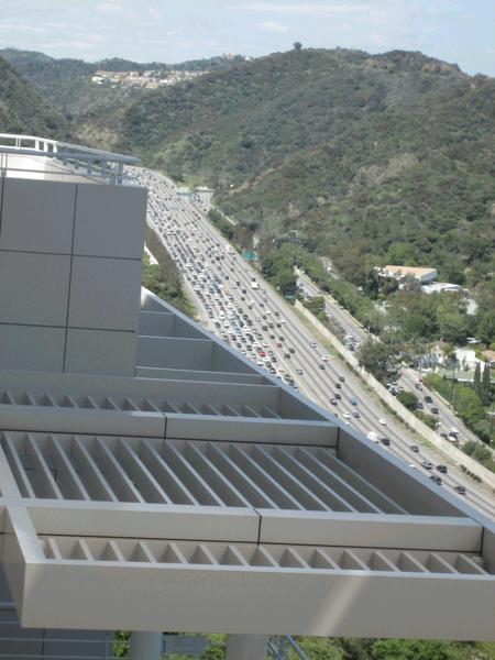 LA freeway from the Getty Museum