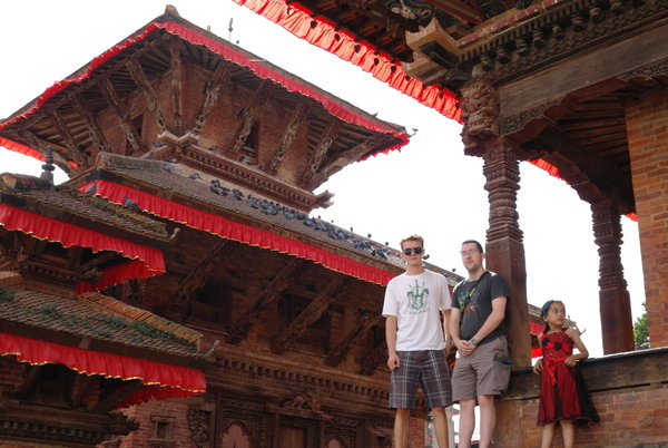 Me and  Kev in Durbar Sq