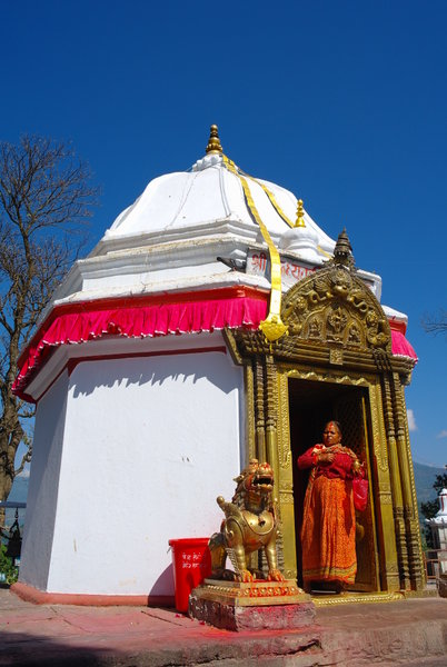 Little temple in Pokhara
