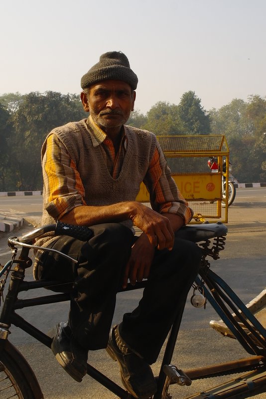 Our Cycle Rickshaw Driver