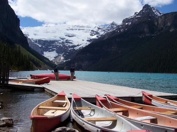 The Canoes @ Lake Louise