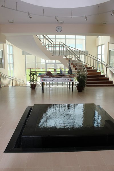 the front foyer of school