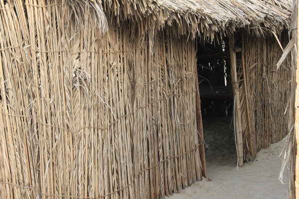 One of the huts