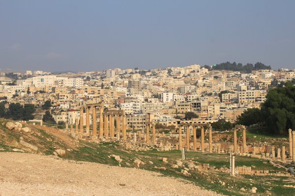 Jerash-the old next to the new