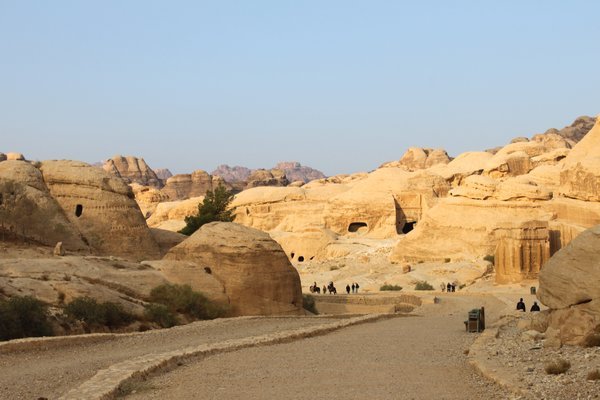 The road to the Siq