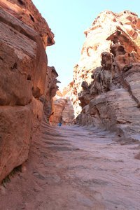 The climb up - Petra