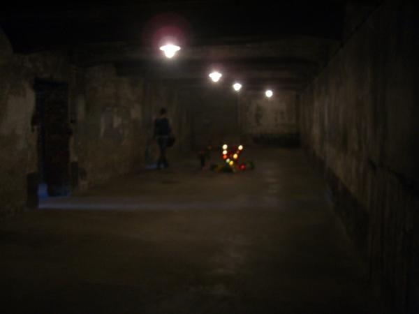 Inside of a gas chamber