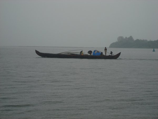 fishing boat in VEMBANAD LAKE