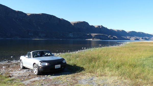 this Miata is drawn to water like a magnet