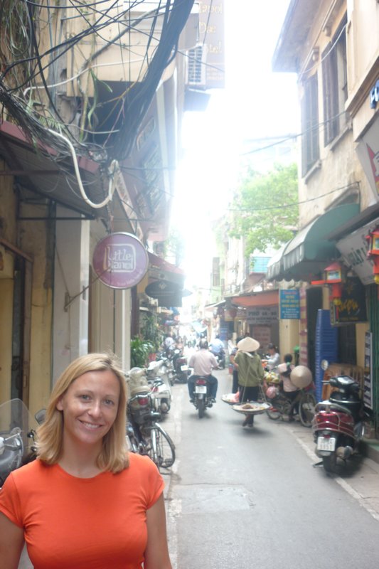 Small alley in Hanoi