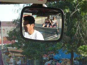 Reflecting in a Tuk-Tuk