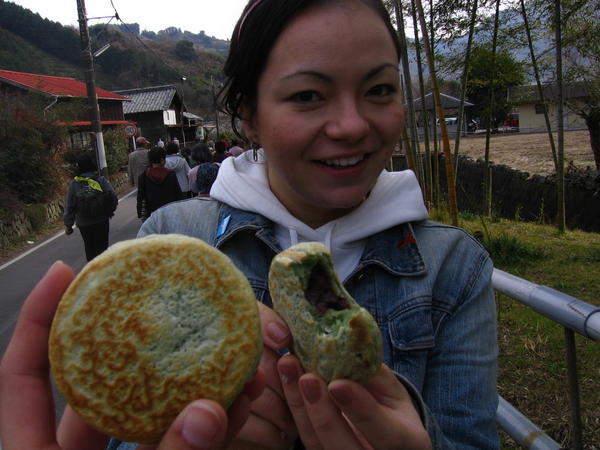 Baked mochi in Mariko