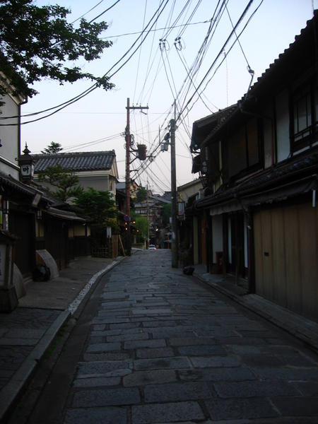 The streets on my walk from Kiyomizu to Marayuma Park