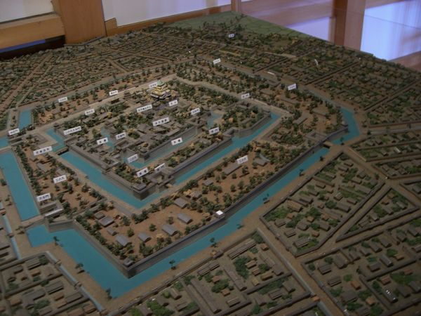 Model of the city of Shizuoka at Sumpu Park