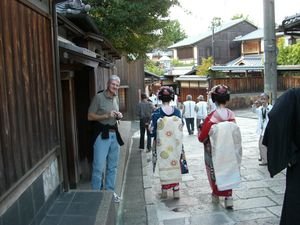 Geisha spotting in Kyoto