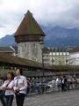 Famous and very picturesque bridge in Lucerne