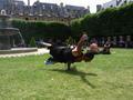 An acrobat in Place des Voges...one of my favorite parks in Paris