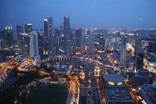 Skyline de Singapore