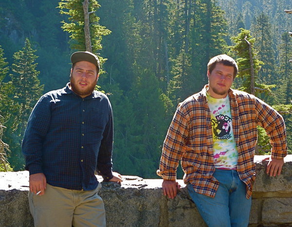 The boys at Mt. Rainier