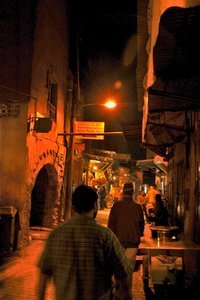 In the souks at night