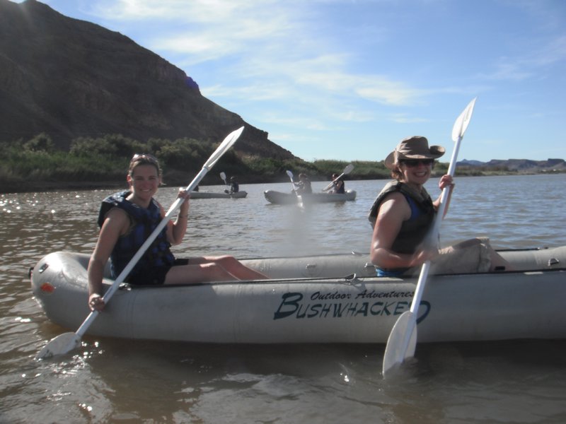 Kayaking on Orange River