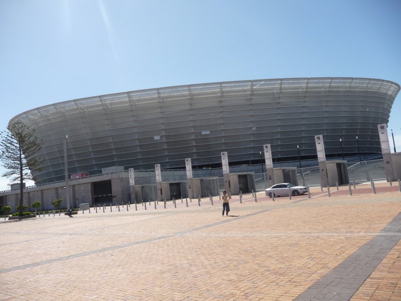the stadium in Cape Town