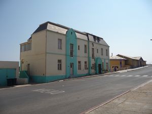 old buildings of Luderitz... a town stuck in a time warp.