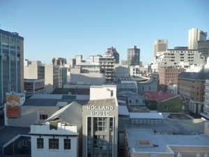 our view from Penthouse on Long, in Cape Town