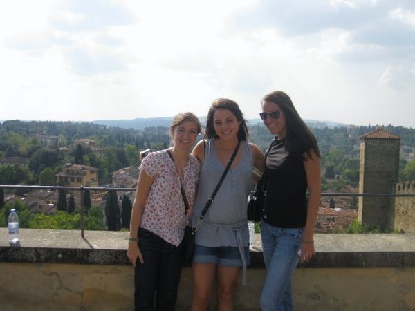 At the top of the Boboli Gardens