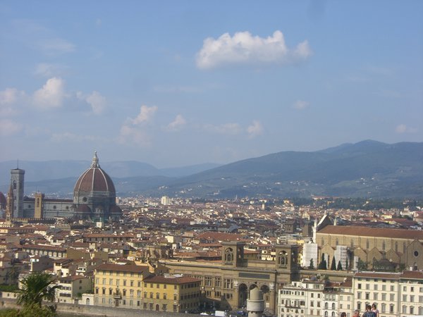 view from the piazza
