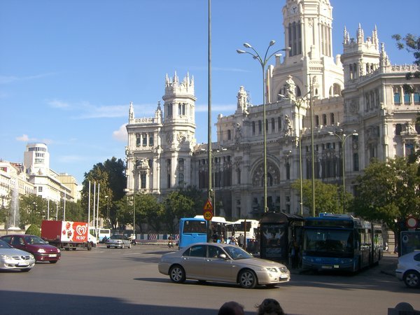 That is just Madrids post office