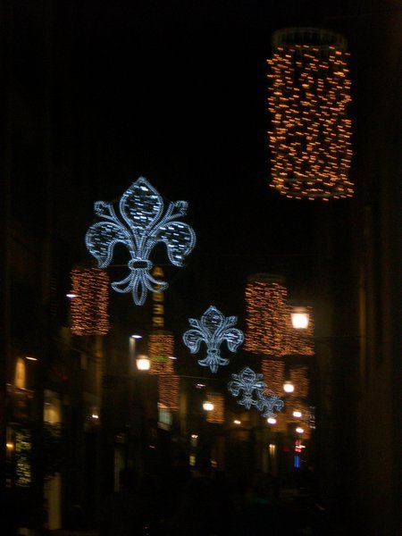 Christmas lights in Firenze