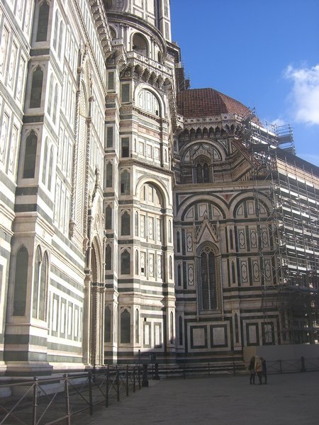 The outside of the Duomo (just one side)