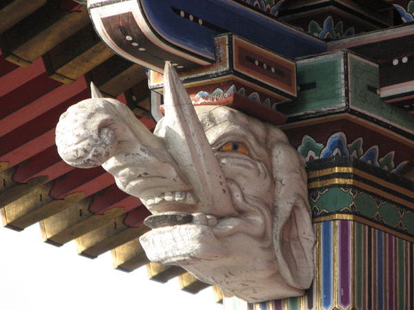 Carving on the pagoda