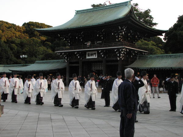 At Meiji shrine