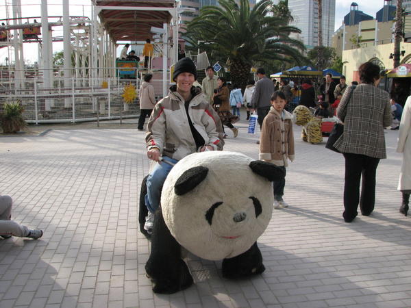 Riding the panda, feeling the flow..