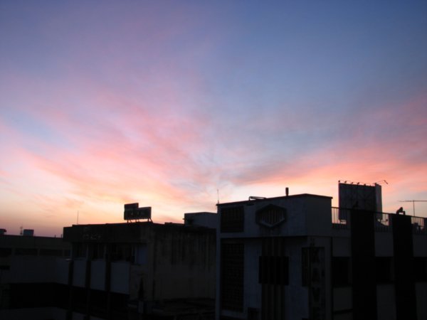 Madurai at sunset