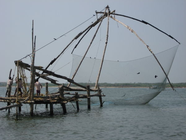 Old Chinese fishing nets