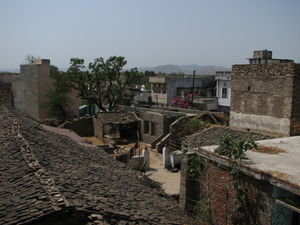 View from the roof of their house