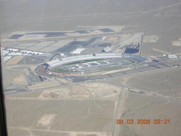 Vegas Speedway by air