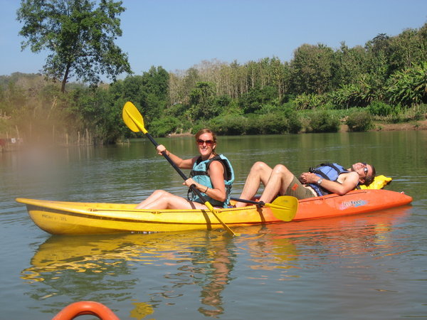 River kayaking this time