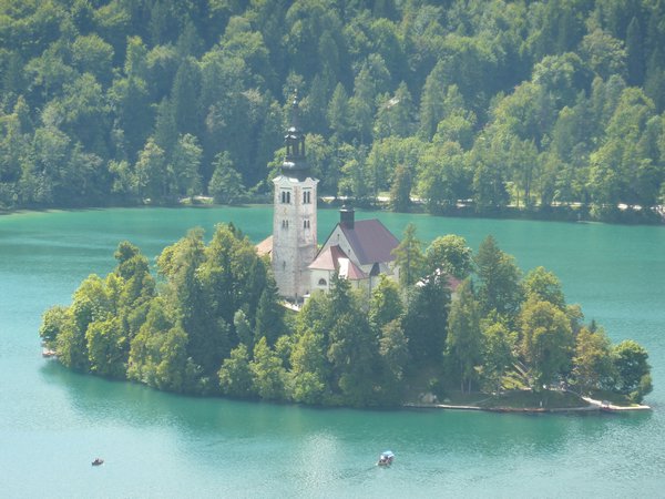 A View from Bled Castle
