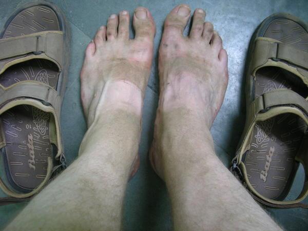 What happens to your feet...