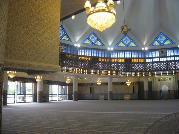 Inside pray hall