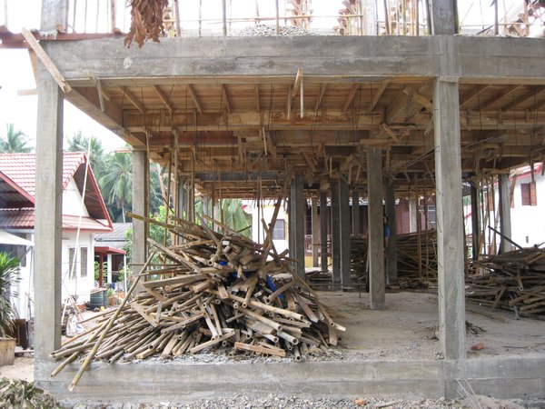 Construction sight Luang Probang