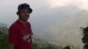 Darjeeling in background