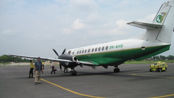 Our plane to Kathmandu